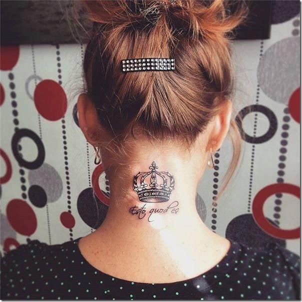 Stunning and galvanizing crown tattoos
