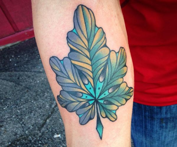 Leaves Tattoo Designs with Meanings - 30 Concepts