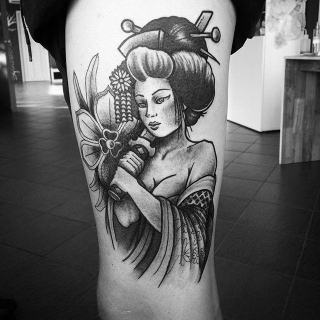 65 Stunning and Inspiring Geisha Tattoos