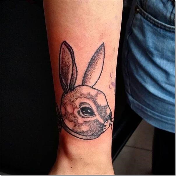 Stunning and galvanizing rabbit tattoos