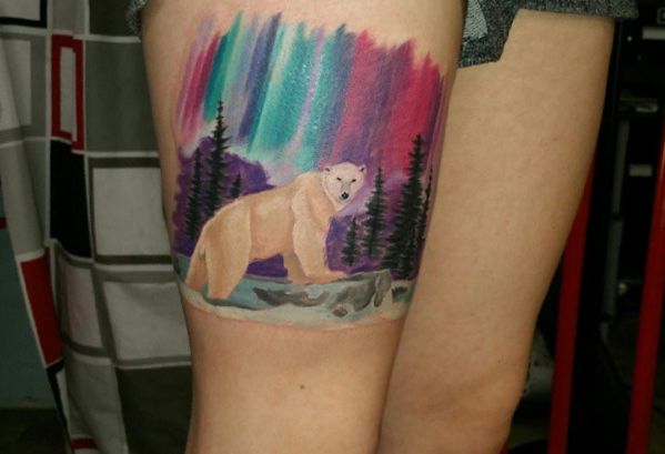 Polar Bear Tattoo Designs with meanings - 15 concepts