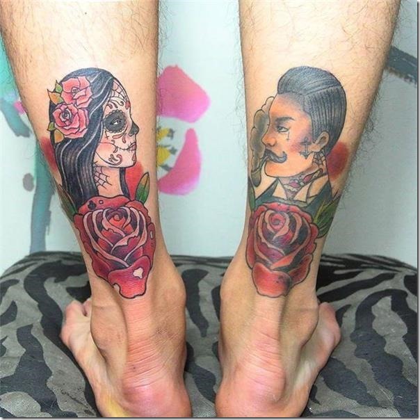 Males's Tattoos on the Leg (finest pictures!)