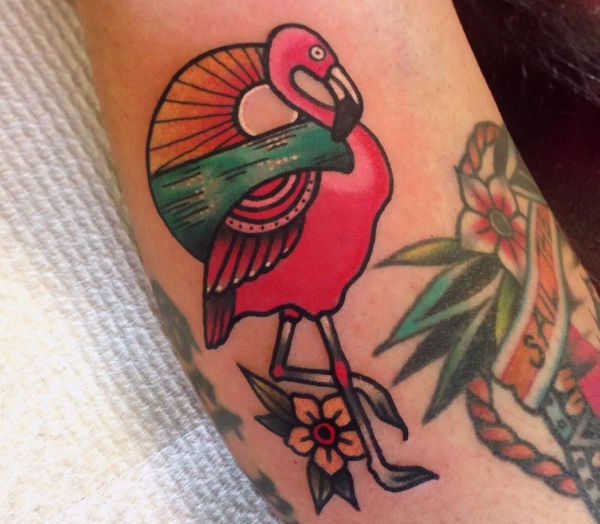 11 totally different lovely flamingo tattoos and their meanings