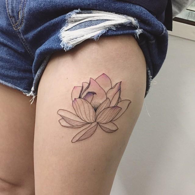 65 Stunning and Inspiring Lotus Flower Tattoos