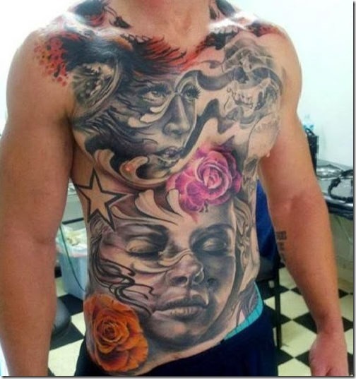 50 Finest And Beautiful Chest Tattoos For Males
