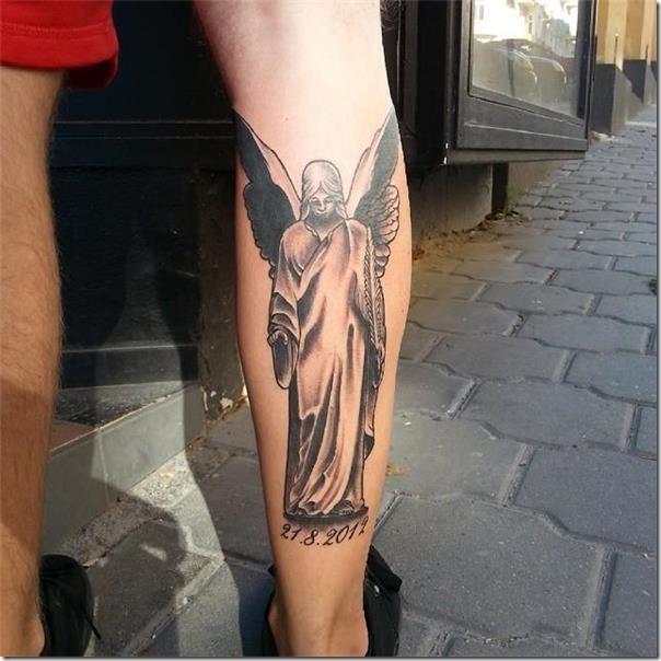 Males's Tattoos on the Leg (finest pictures!)