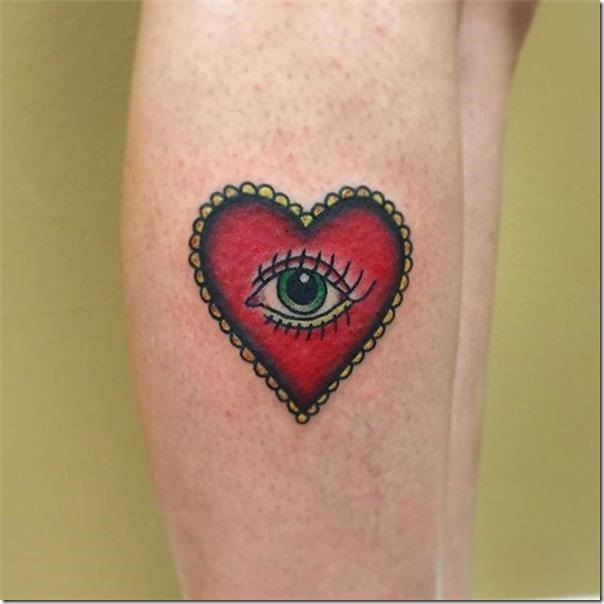 Lovely and Inspiring Coronary heart Tattoos