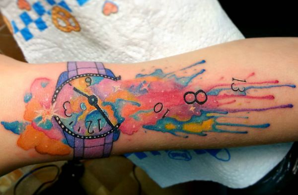 Watch Tattoos: 25 Concepts, Meanings, Photos and Designs