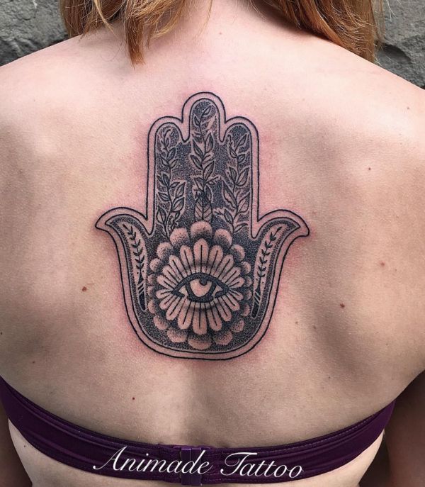 Hamsa (The Hand of Fatima) Tattoo - Which means & 30 Concepts