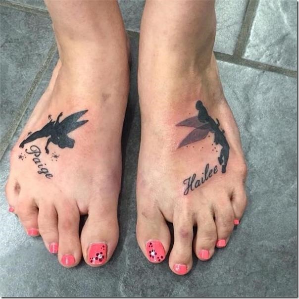 Lovely and galvanizing fairy tattoos