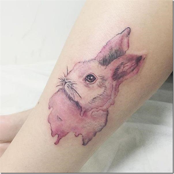 Stunning and galvanizing rabbit tattoos