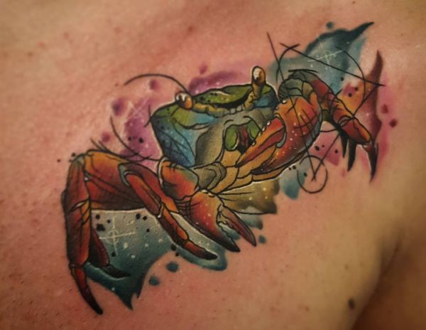 The crab tattoo - designs and meanings