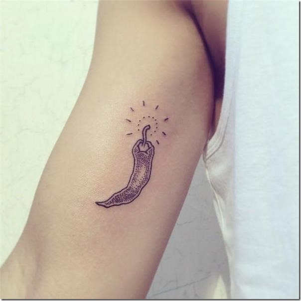 Inventive and provoking pepper tattoos