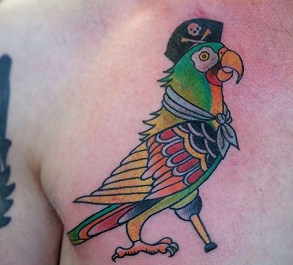 16 attractive parrot tattoos and their meanings