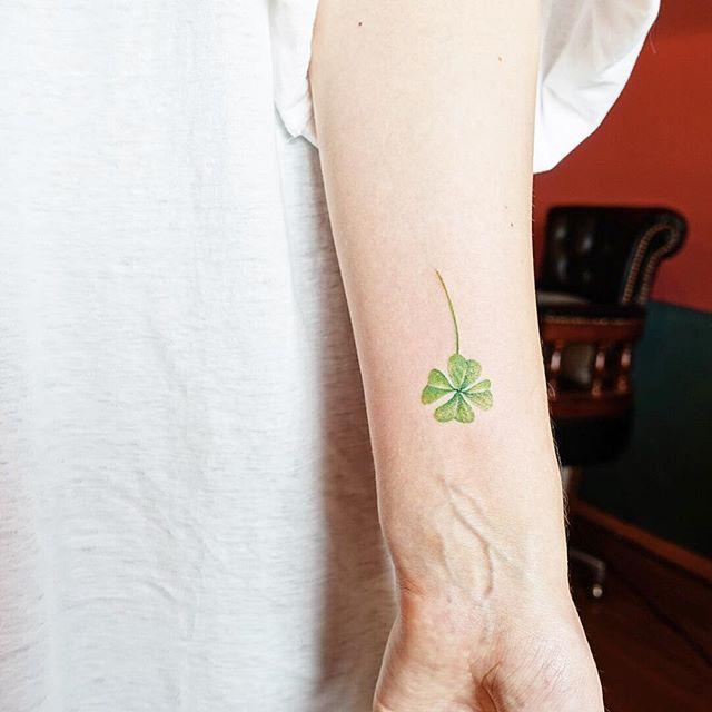 65 Inventive and Inspiring Clover Tattoos