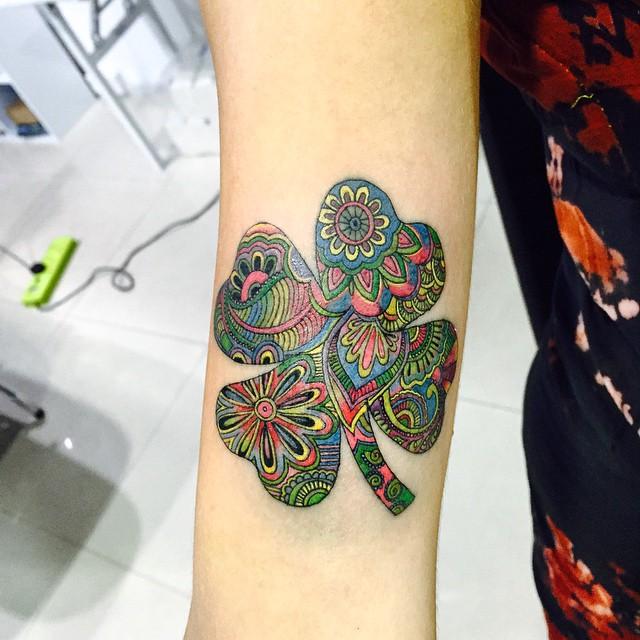 65 Inventive and Inspiring Clover Tattoos