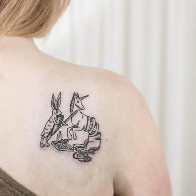 70 Unicorn Tattoos (probably the most stunning pictures!)