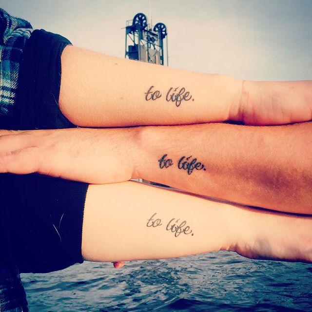 80 Tattoos of friendship for many who share confidences