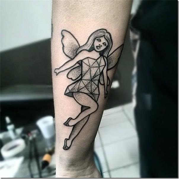 Lovely and galvanizing fairy tattoos