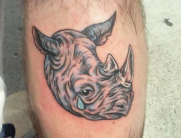 Rhino Tattoo Designs with Meanings - 26 Concepts