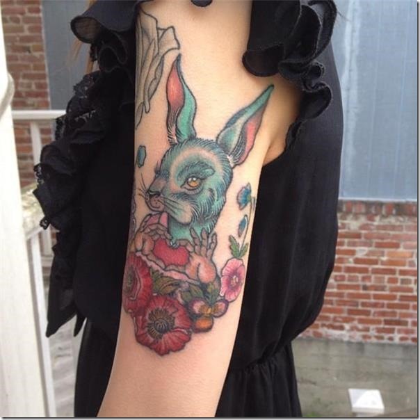 Stunning and galvanizing rabbit tattoos