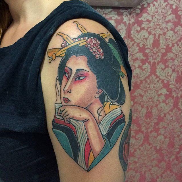 65 Stunning and Inspiring Geisha Tattoos