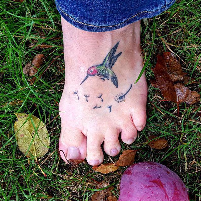 100 Tattoos on the Foot - Stunning and Inspiring Photographs