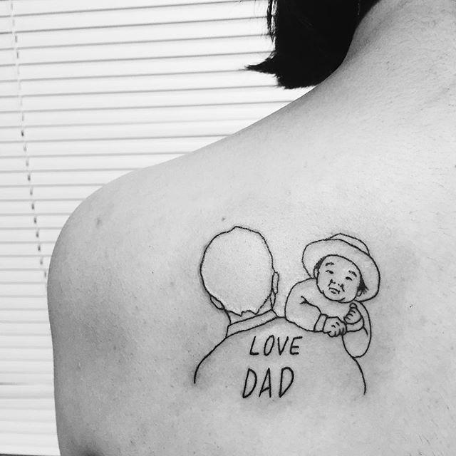 85 Household tattoos representing the union of family members