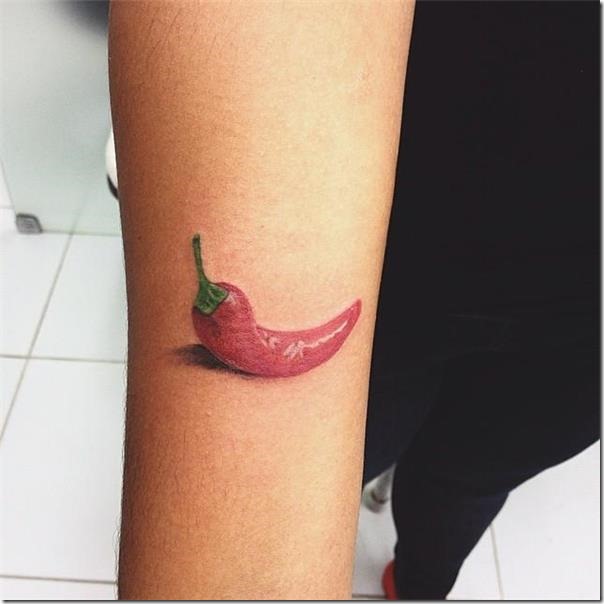 Inventive and provoking pepper tattoos