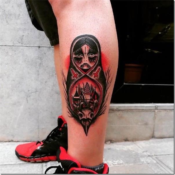 Males's Tattoos on the Leg (finest pictures!)