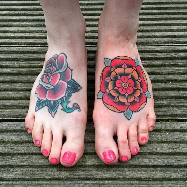 100 Tattoos on the Foot - Stunning and Inspiring Photographs