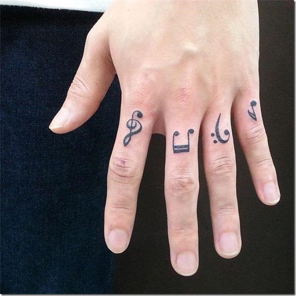 Finger Tattoos - Stunning and Inventive Fashions