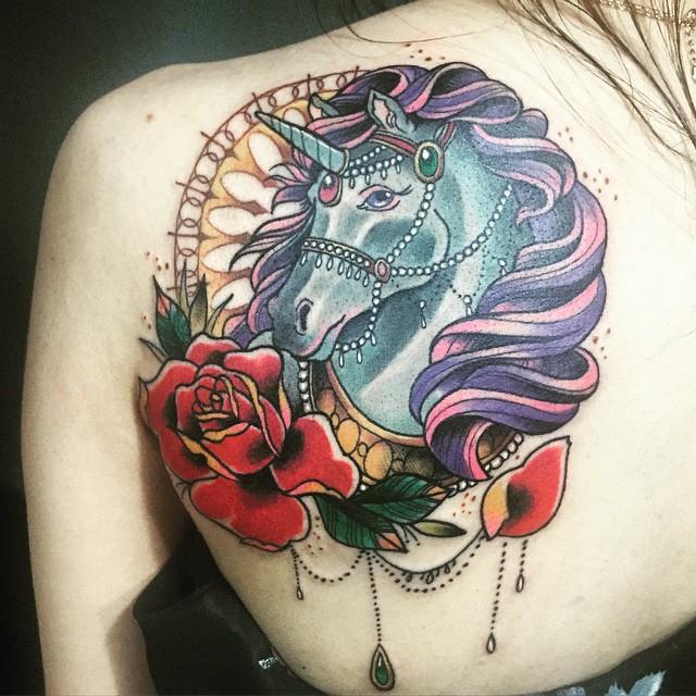 70 Unicorn Tattoos (probably the most stunning pictures!)