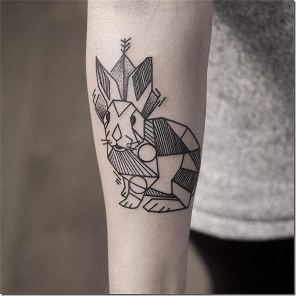 Stunning and galvanizing rabbit tattoos