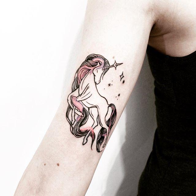 70 Unicorn Tattoos (probably the most stunning pictures!)