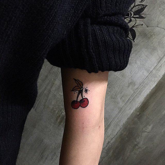 60 Wonderful and Inspiring Cherry Tattoos