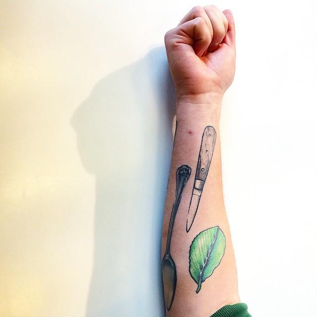 65 Tattoos for Meals and Gastronomy Lovers