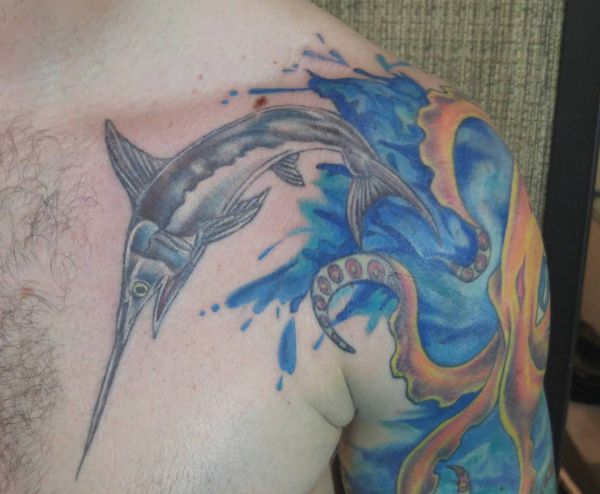 Swordfish Tattoos: meanings and concepts