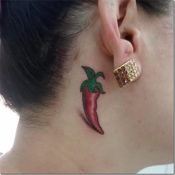 Inventive and provoking pepper tattoos