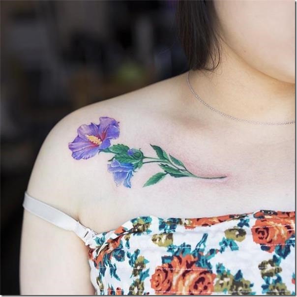 70 inventive flower tattoo recommendations and get impressed