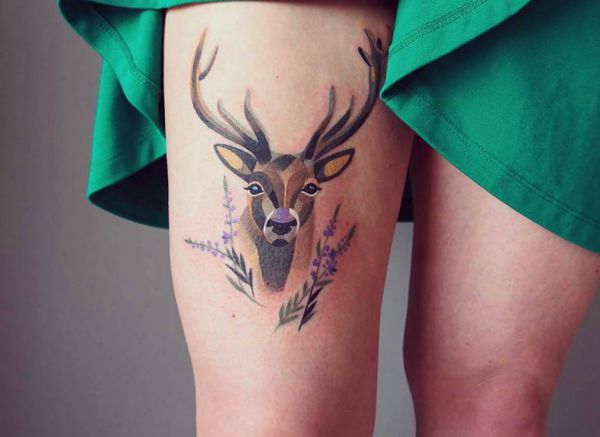 20 deer tattoo concepts - footage and which means