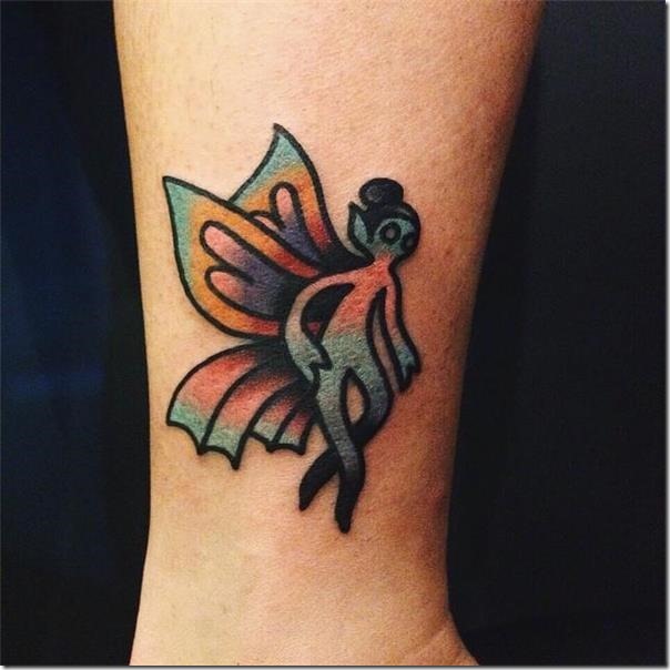 Lovely and galvanizing fairy tattoos