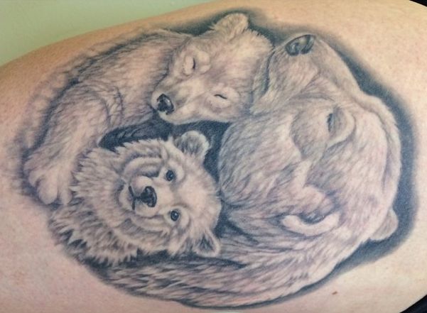 Polar Bear Tattoo Designs with meanings - 15 concepts