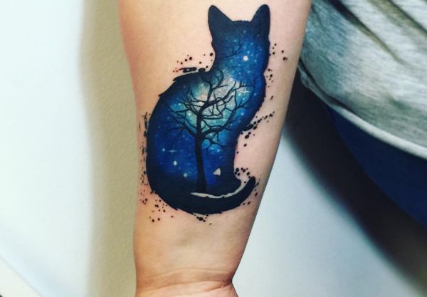 30 gatos tatuagem conceitos com significados