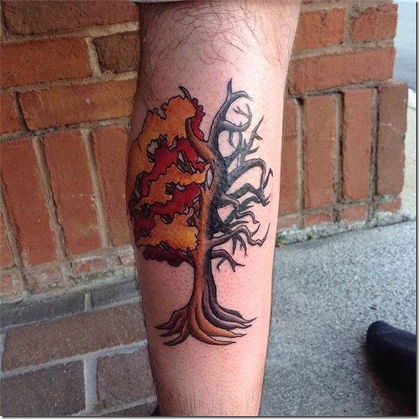 Males's Tattoos on the Leg (finest pictures!)