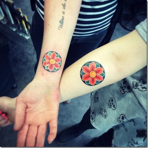 Cute and galvanizing friendship tattoos
