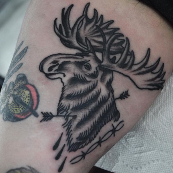 24 mysterious moose tattoos and meanings