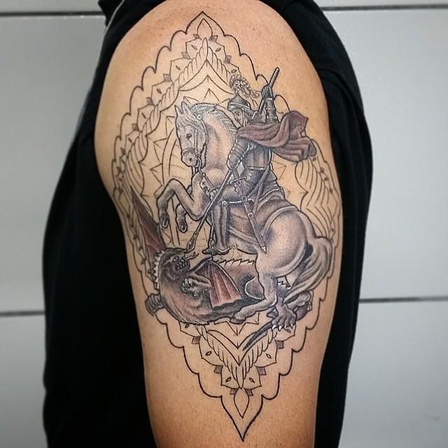 50 Tattoos of Saint George