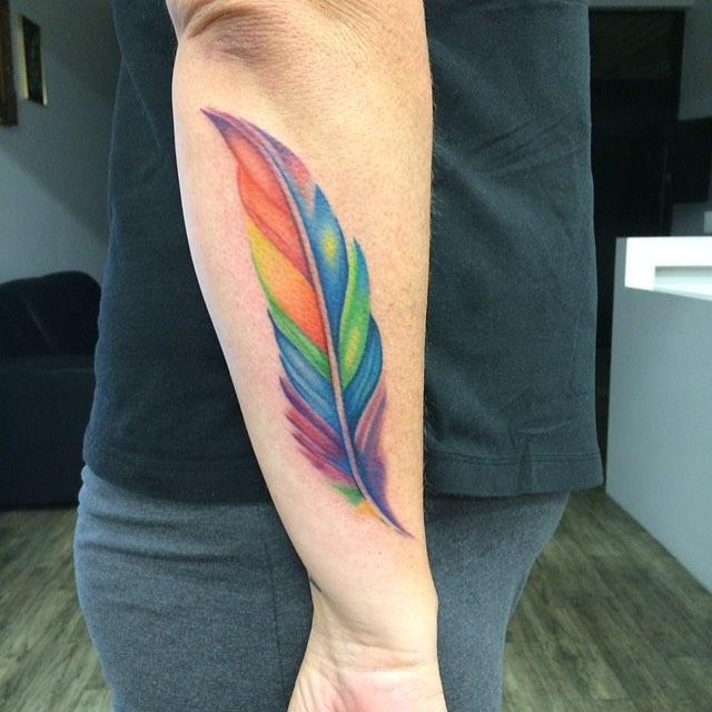 70 Feather Tattoos