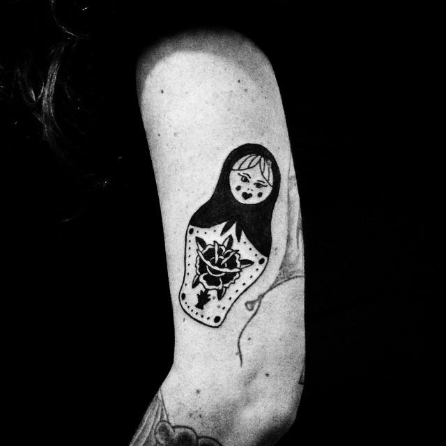 60 Tattoos of Russian Doll Matrioska - Stunning Photos